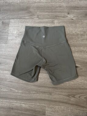 Lululemon Align HR Short 6” — Grey Sage